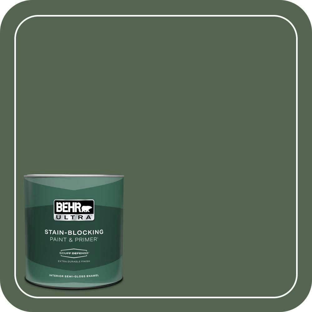 Behr Lakeside Pine Semi-Gloss Interior Paint and Primer 1-Quart: $24.98 Behr Lakeside Pine Semi-Gloss Interior Paint and Primer 1-Quart: $24.98