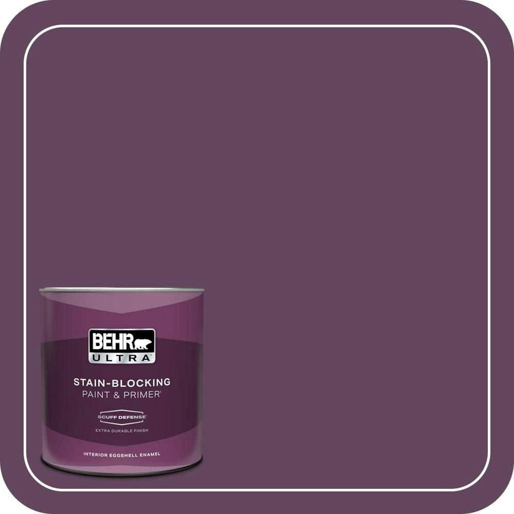 Behr Premium Plus 1-Quart Plum Rich Extra Durable Eggshell Interior Paint and Primer: $22.98 Behr Premium Plus 1-Quart Plum Rich Extra Durable Eggshell Interior Paint and Primer: $22.98