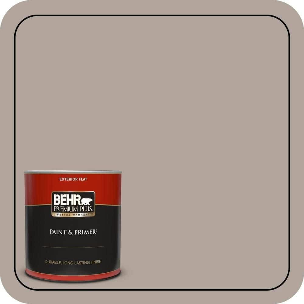 Behr Premium Plus Exterior Flat Paint & Primer 1-Quart Can: $23.98 Behr Premium Plus Exterior Flat Paint & Primer 1-Quart Can: $23.98