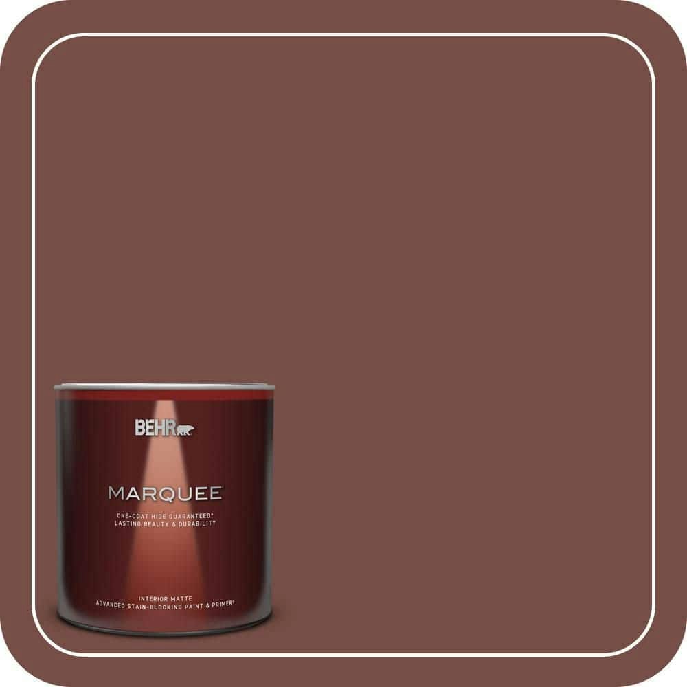 Leather Bound Matte Interior Paint & Primer 1-Quart: $26.98