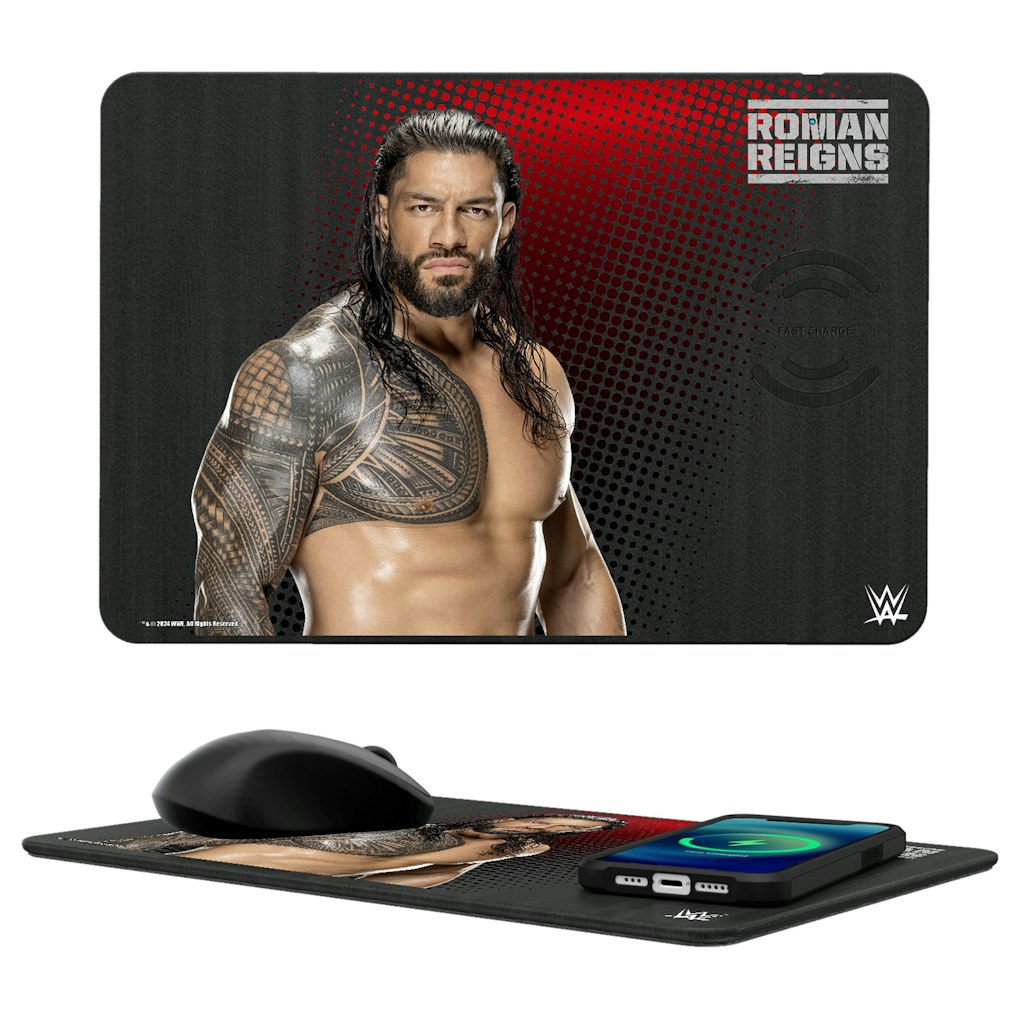 Keyscaper Roman Reigns Wireless Charger and Mouse Pad: $69.99 Keyscaper Roman Reigns Wireless Charger and Mouse Pad: $69.99