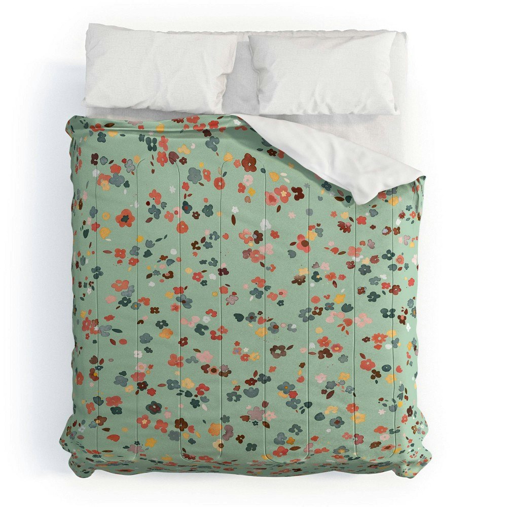 Deny Designs Twin/Twin XL Ditsy Flowers Comforter 3-Piece Set: $179.99