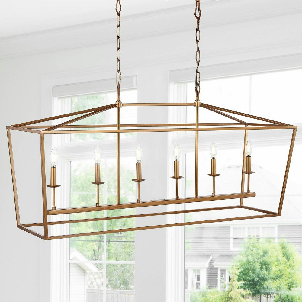 Jonathan Y 49-Inch Metal Pagoda Linear Lantern Pendant: $292.99 Jonathan Y 49-Inch Metal Pagoda Linear Lantern Pendant: $292.99