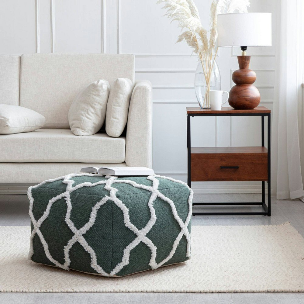 B Sides Moroccan Inspired Square Pouf: $70.99 B Sides Moroccan Inspired Square Pouf: $70.99
