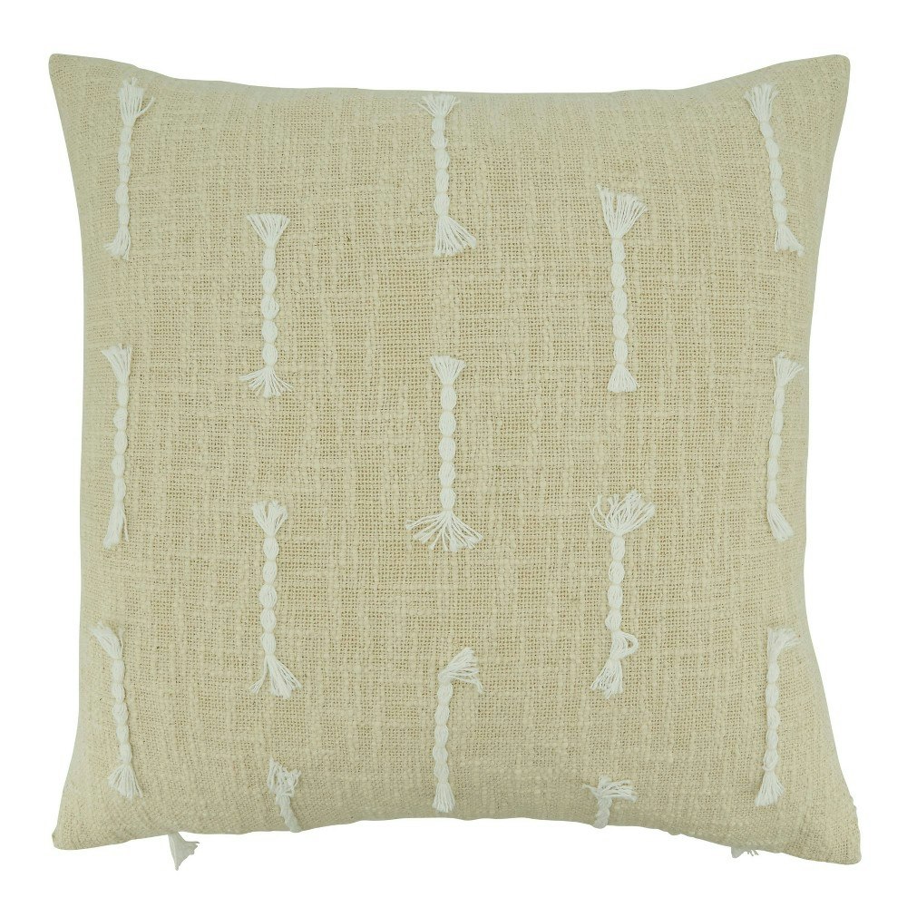 20"x20" Frayed Stitch Square Throw Pillow Cover: $14.39 20"x20" Frayed Stitch Square Throw Pillow Cover: $14.39