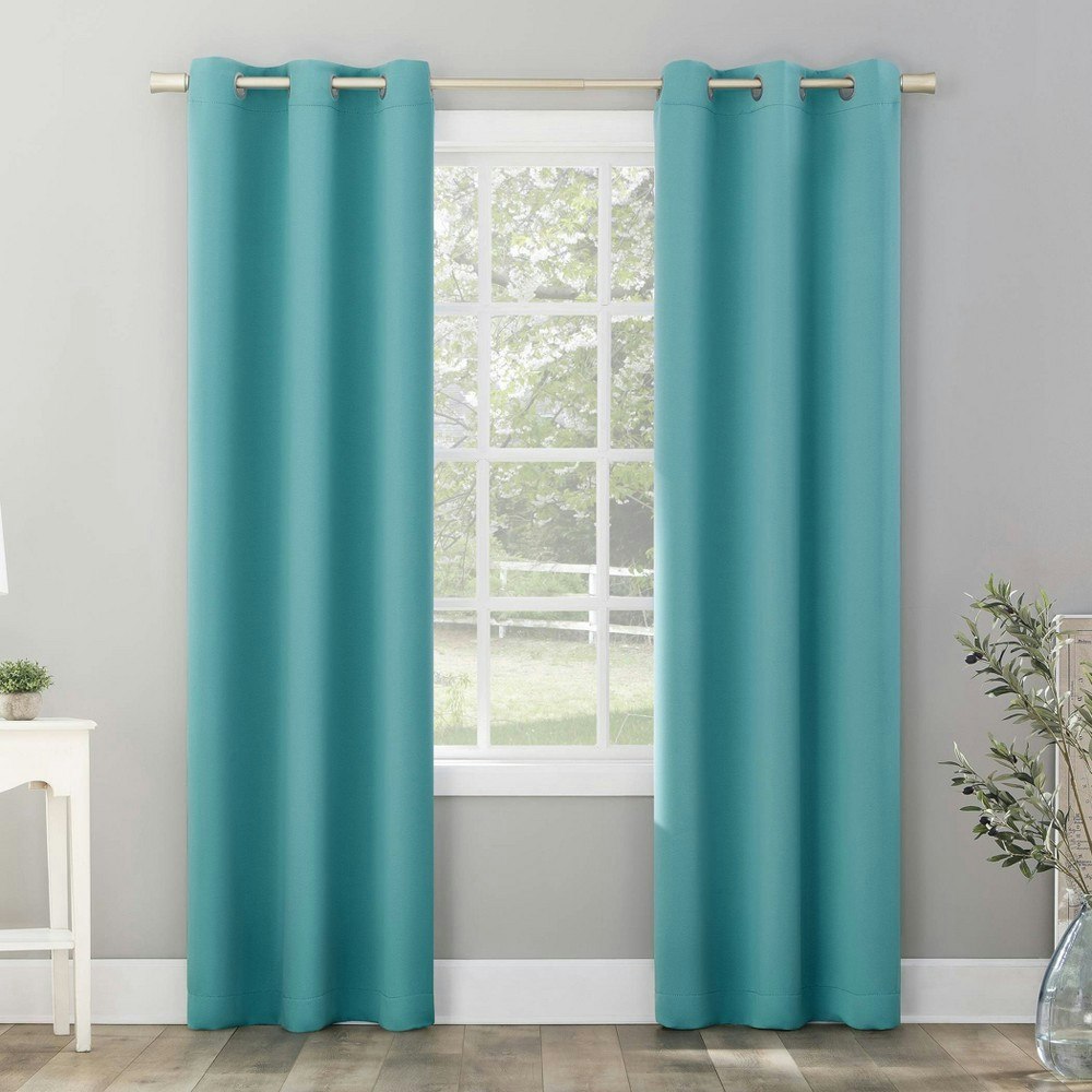 Sun Zero Riley 40"x63" Blackout Grommet Curtain Panel: $8.79 Sun Zero Riley 40"x63" Blackout Grommet Curtain Panel: $8.79