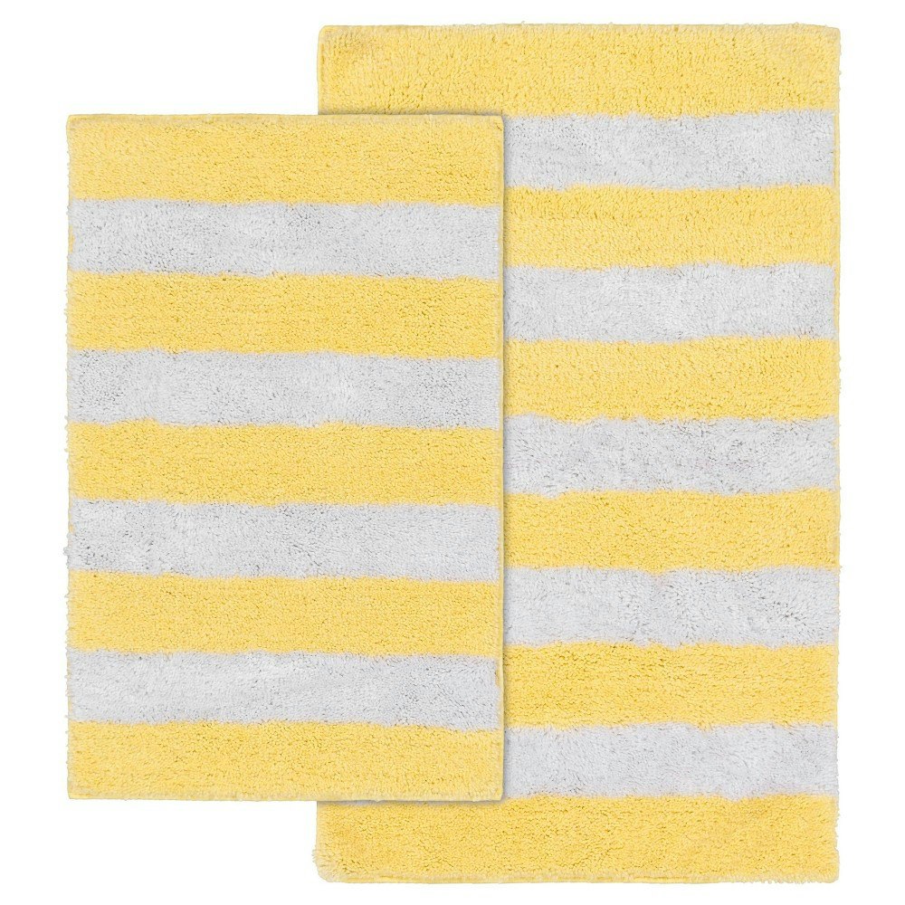 Garland Rug Striped Washable Bathroom Rug 2-Piece Set: $25.99 Garland Rug Striped Washable Bathroom Rug 2-Piece Set: $25.99