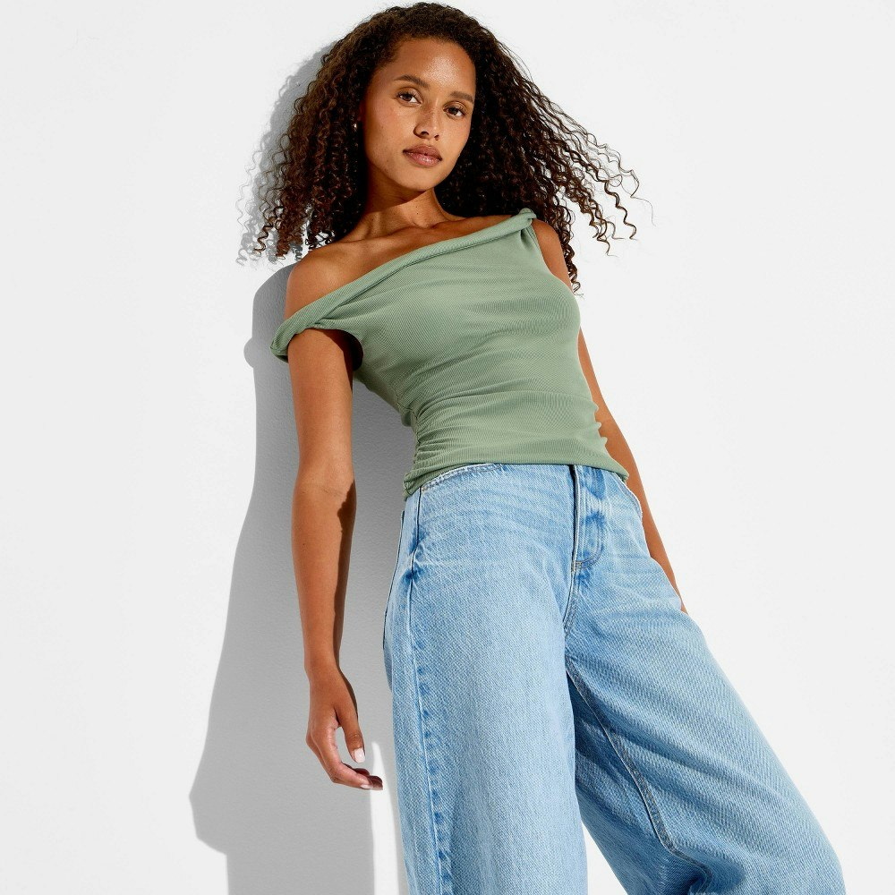 Wild Fable Women's Ribbed Twist Tank Top: $15