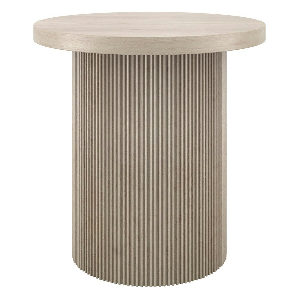 Hudson and Canal Benton 22-Inch Round Fluted Side Table: $162.99 Hudson and Canal Benton 22-Inch Round Fluted Side Table: $162.99