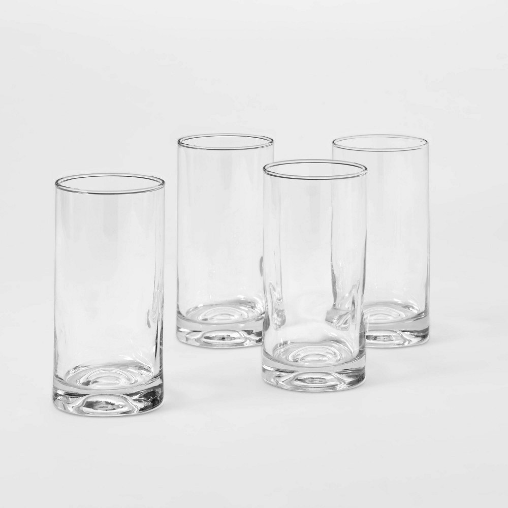Threshold 16.8-ounce Glass Tumblers 4-Pack: $11 Threshold 16.8-ounce Glass Tumblers 4-Pack: $11