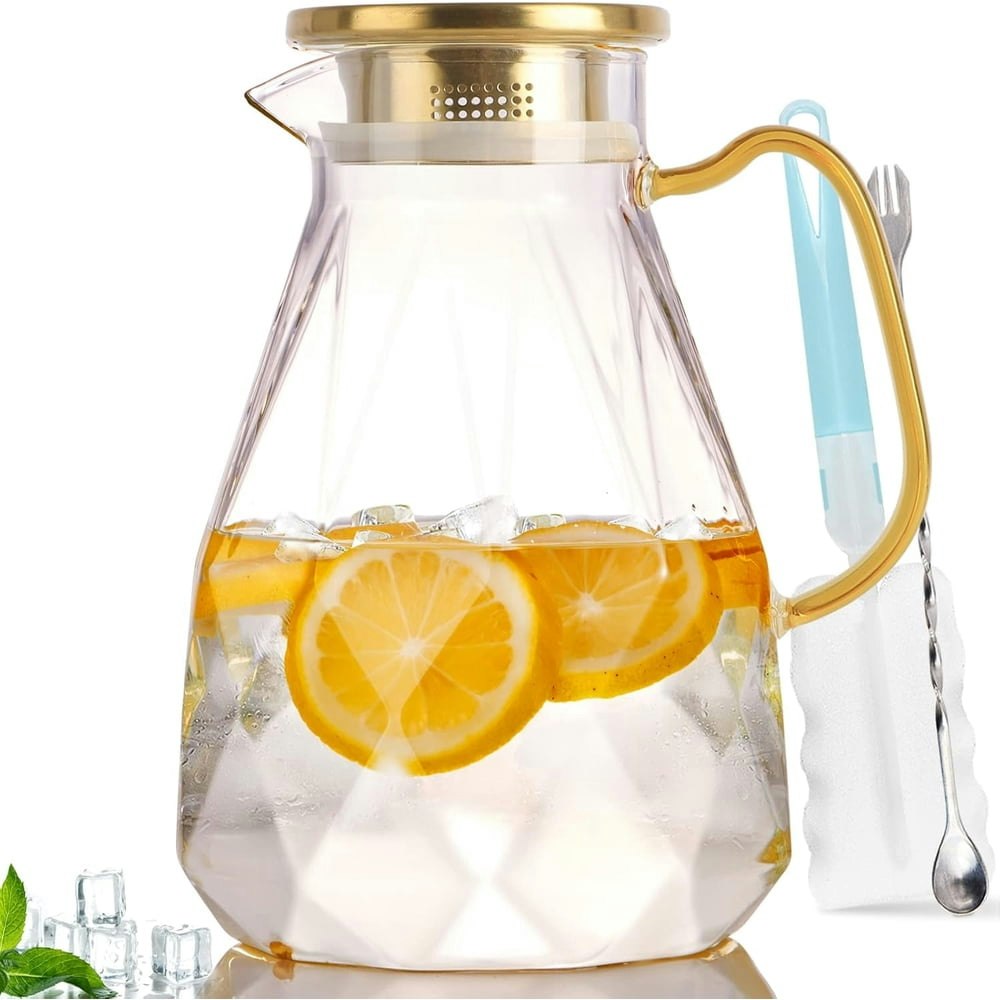 Alljoy 74oz Glass Water Pitcher: $21.99 Alljoy 74oz Glass Water Pitcher: $21.99