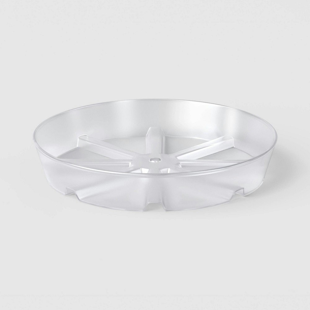 Threshold 8-Inch Clear Round Plastic Planter Saucer: $1 Threshold 8-Inch Clear Round Plastic Planter Saucer: $1