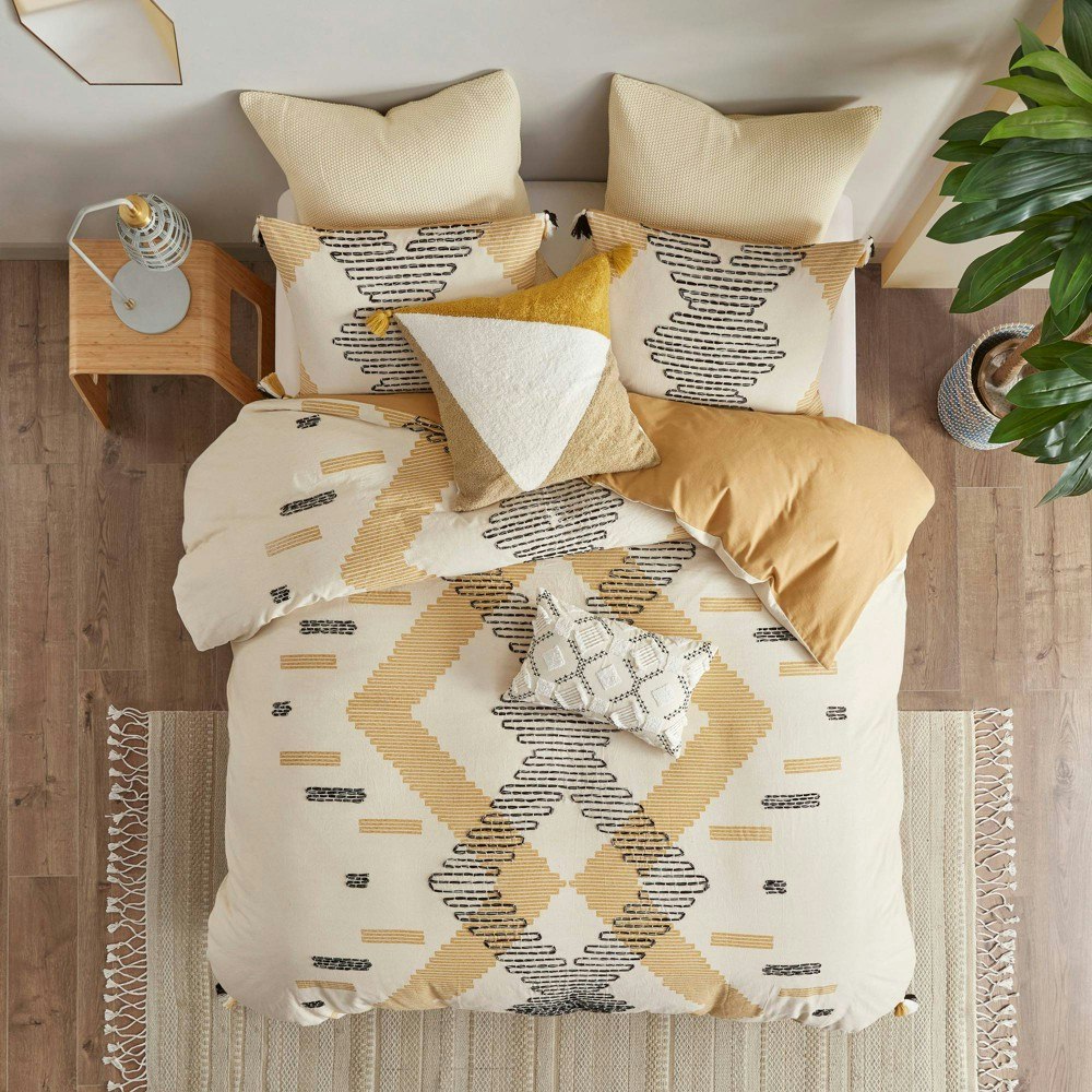 Ink+Ivy Arizona Full/Queen Cotton Duvet Cover Set 3-Piece: $74.99 Ink+Ivy Arizona Full/Queen Cotton Duvet Cover Set 3-Piece: $74.99