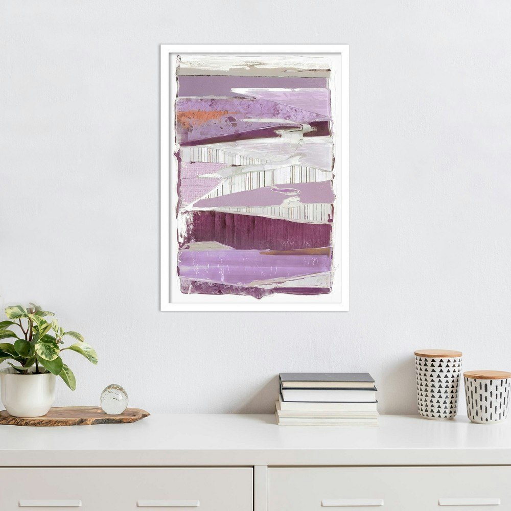 Amanti Art 18"x25" Collage IV Lavender Wall Art Print: $153.99 Amanti Art 18"x25" Collage IV Lavender Wall Art Print: $153.99
