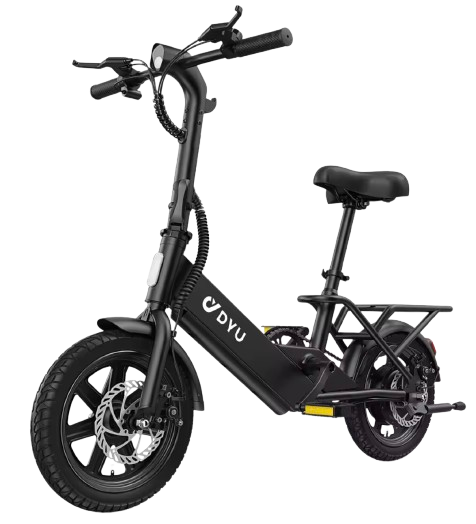 DYU C3 14" Folding Electric Bicycle: $165
