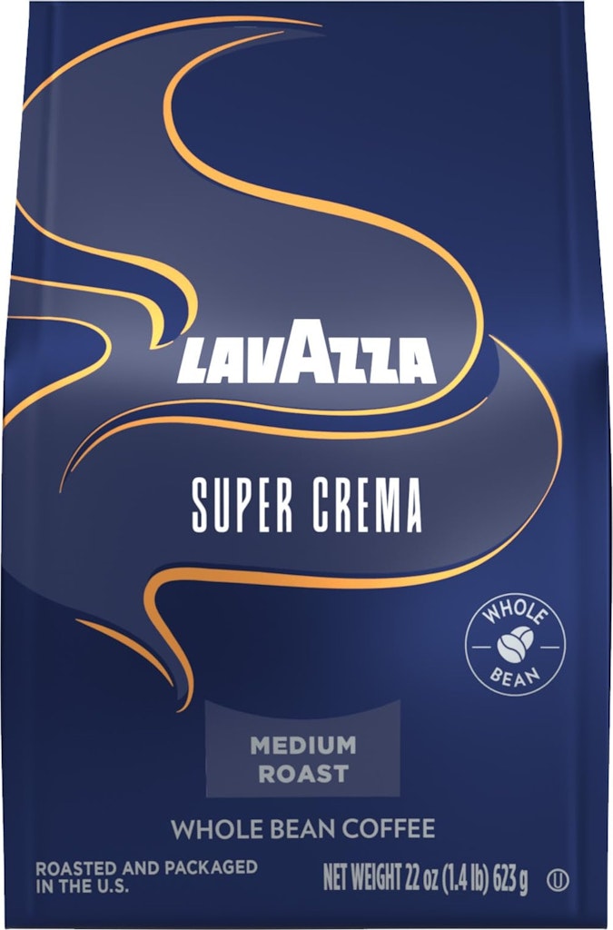 Lavazza 22-oz. Super Crema Whole Bean Coffee: 3 for $30 w/ Sub & Save Lavazza 22-oz. Super Crema Whole Bean Coffee: 3 for $30 w/ Sub & Save
