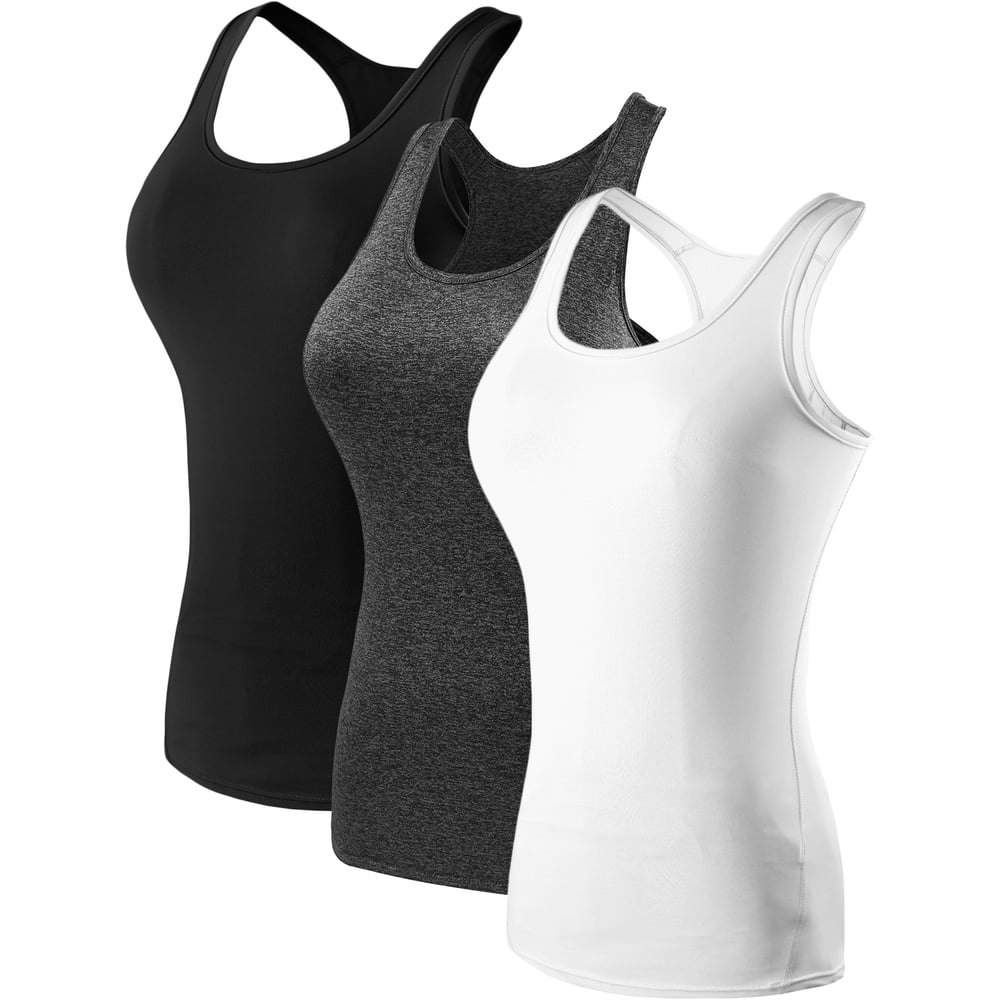 Neleus Women's Tight-Fitting Dry-Fit Tank Top 3-Pack: $21.99 Neleus Women's Tight-Fitting Dry-Fit Tank Top 3-Pack: $21.99