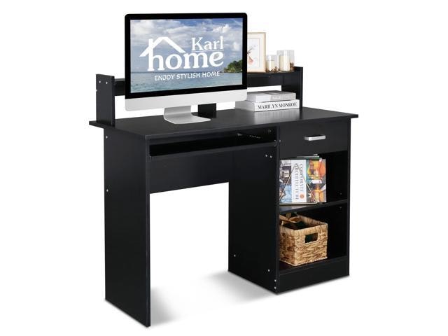 Home Office Writing Desk with Drawer and Keyboard Tray: $139.99 Home Office Writing Desk with Drawer and Keyboard Tray: $139.99