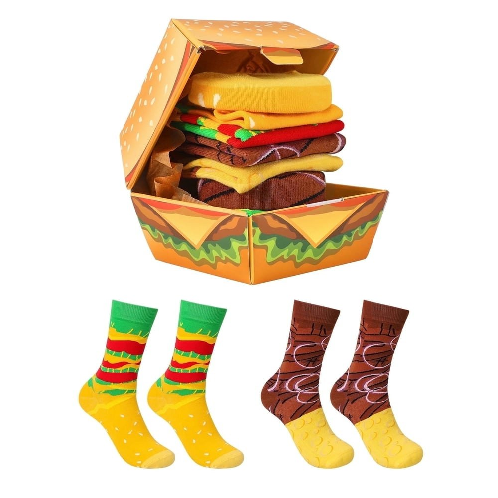 Hamburger Novelty Socks: $19.99 Hamburger Novelty Socks: $19.99
