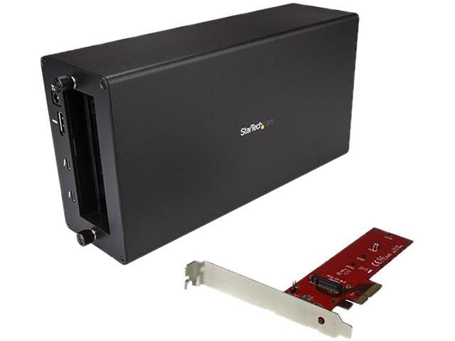 StarTech Thunderbolt 3 to M.2 PCIe SSD Enclosure: $392.14 StarTech Thunderbolt 3 to M.2 PCIe SSD Enclosure: $392.14