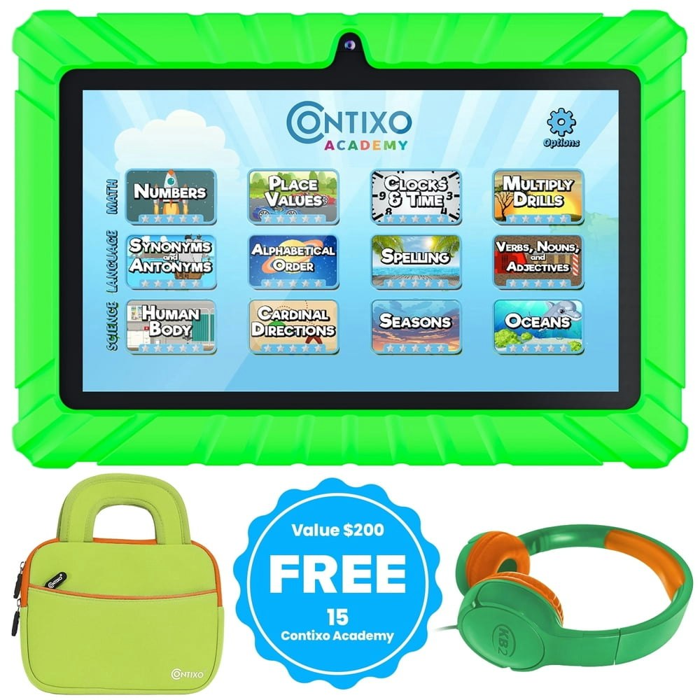 Contixo Kids 7-inch 32GB Android Tablet Bundle: $69.99