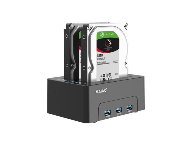 Maiwo Dual Bay Hard Drive Docking Station: $29.99 Maiwo Dual Bay Hard Drive Docking Station: $29.99
