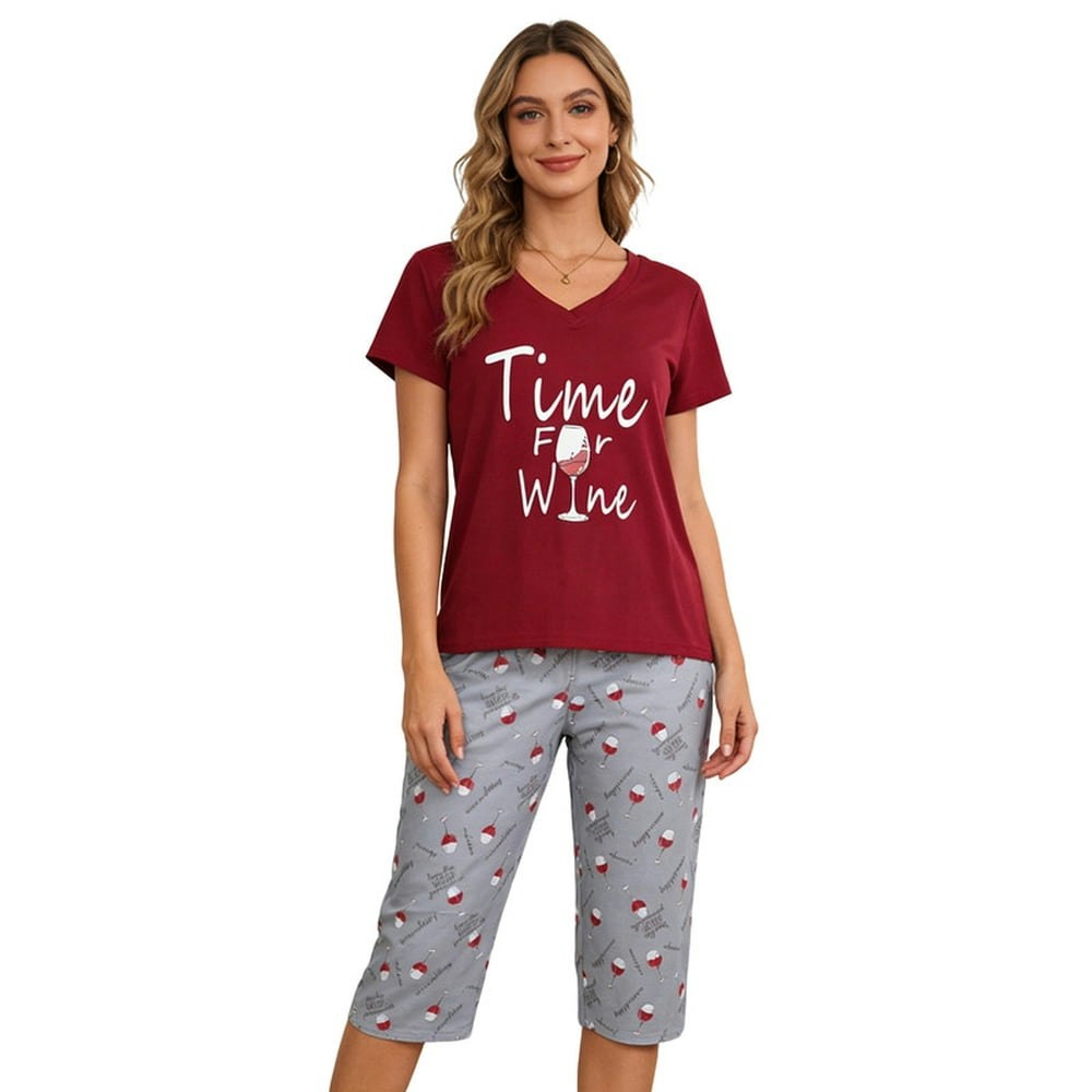 MyFav Women's Capri Pajama Set: $19.99 MyFav Women's Capri Pajama Set: $19.99