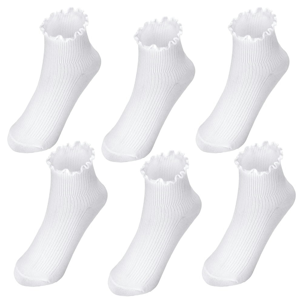 Bocaoying Women’s Cotton Crew Socks 6-Pack: $10 Bocaoying Women’s Cotton Crew Socks 6-Pack: $10