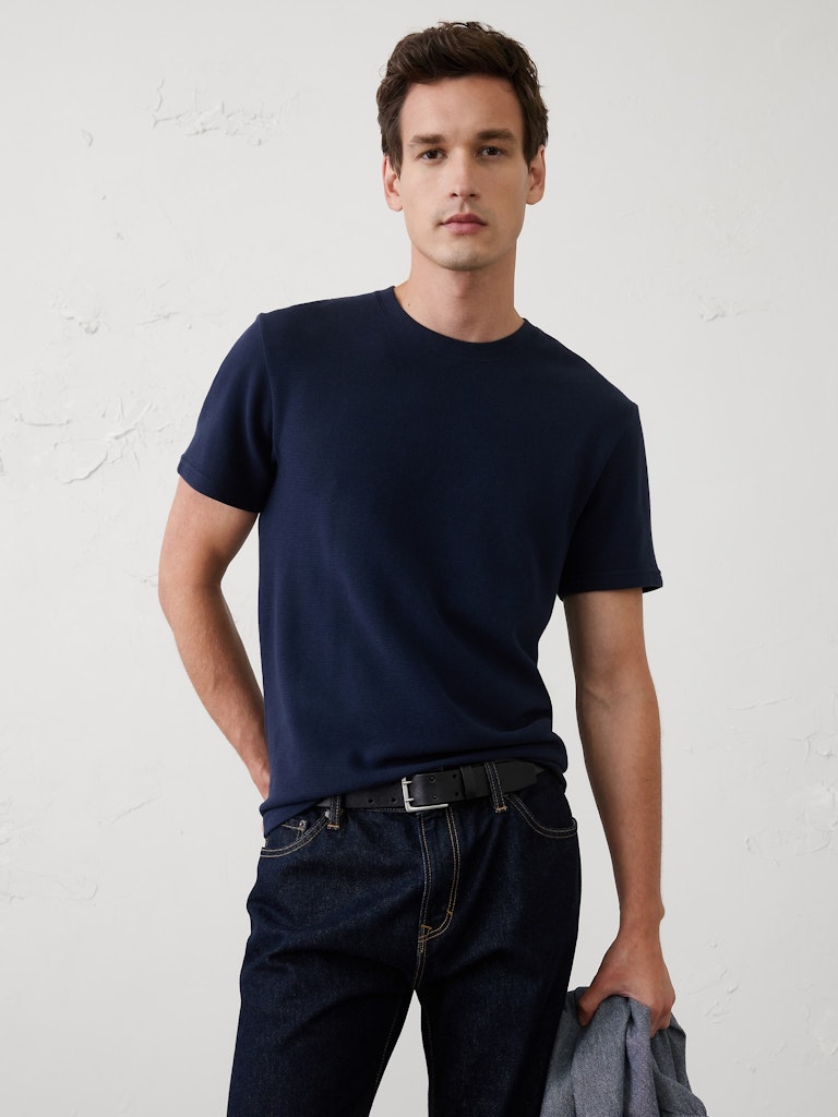 Standard-Fit Ottoman T-Shirt: $22.50 Standard-Fit Ottoman T-Shirt: $22.50