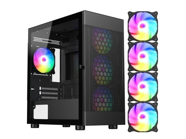 DIYPC ARGB-G5-BK ATX Computer Case: $49.99 DIYPC ARGB-G5-BK ATX Computer Case: $49.99