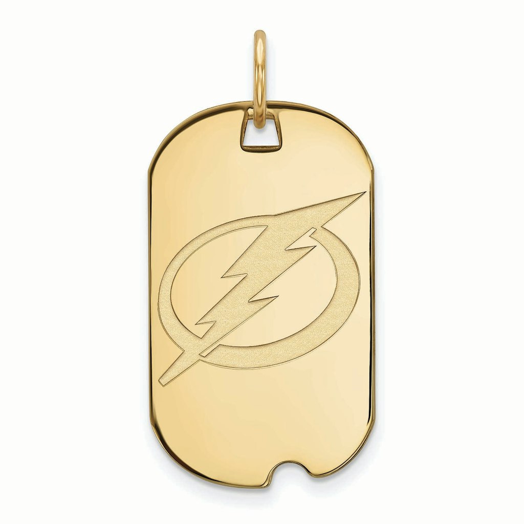 Women's Tampa Bay Lightning Gold-Plated Dog Tag: $169.99 Women's Tampa Bay Lightning Gold-Plated Dog Tag: $169.99