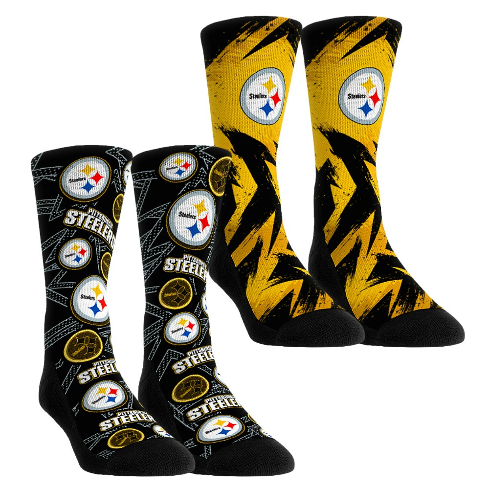 Pittsburgh Steelers Game Day Crew Sock 2-Pack: $39.99 Pittsburgh Steelers Game Day Crew Sock 2-Pack: $39.99