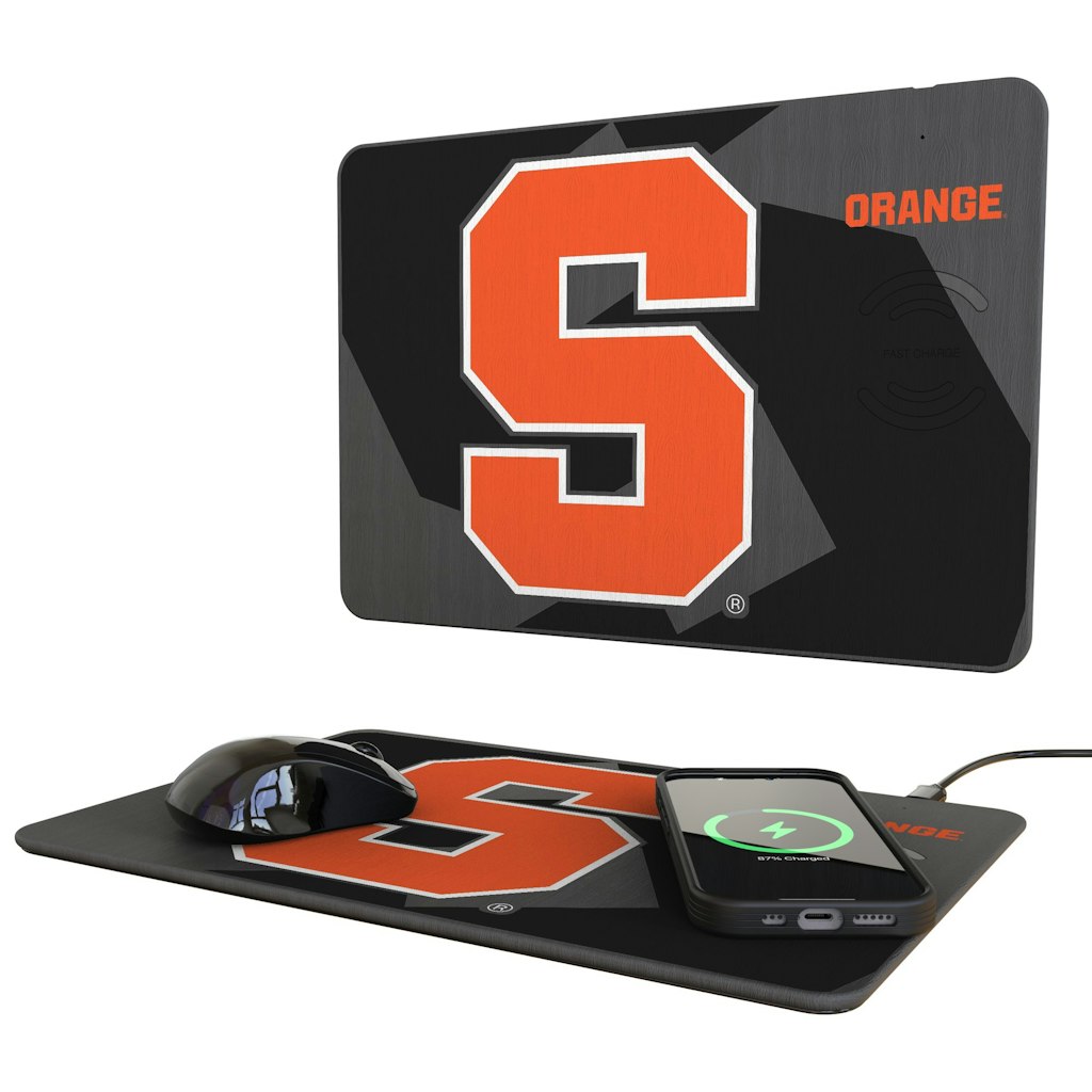 Keyscaper Syracuse Orange 15W Wireless Charger and Mouse Pad: $69.99