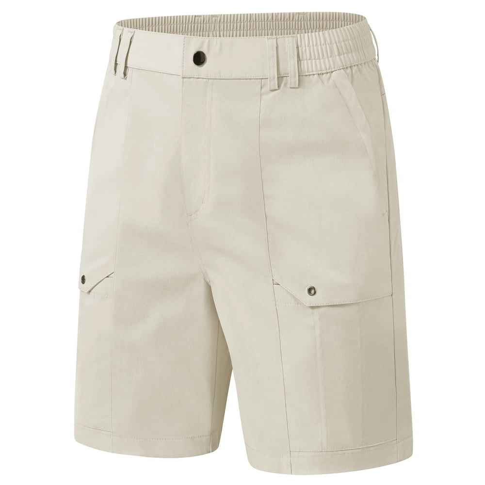Pdbokew Men's Elastic Waist Cargo Shorts: $19.99 Pdbokew Men's Elastic Waist Cargo Shorts: $19.99
