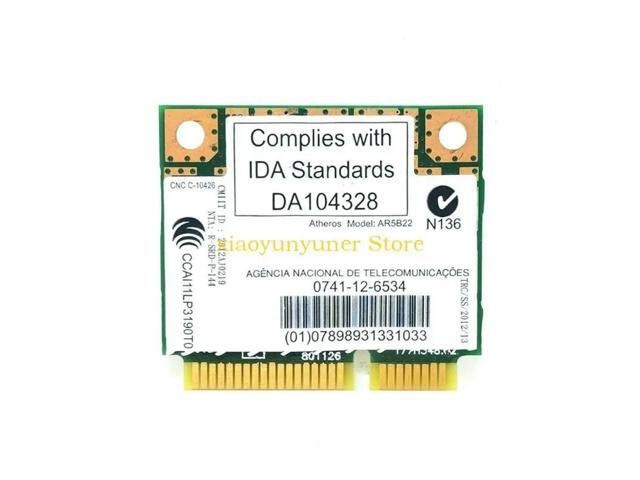 AR5B22 300Mbps Bluetooth 4.0 Laptop Wi-Fi Card: $18.18 AR5B22 300Mbps Bluetooth 4.0 Laptop Wi-Fi Card: $18.18
