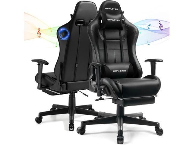 GTPlayer Ergonomic Gaming Chair with Speakers and Footrest: $246.04 GTPlayer Ergonomic Gaming Chair with Speakers and Footrest: $246.04