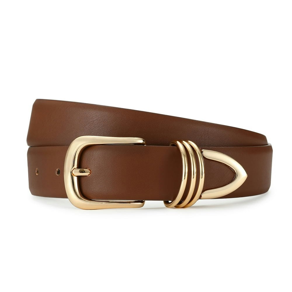 Deeblue Women's Faux Leather Belt with Gold Buckle: $14.99 Deeblue Women's Faux Leather Belt with Gold Buckle: $14.99