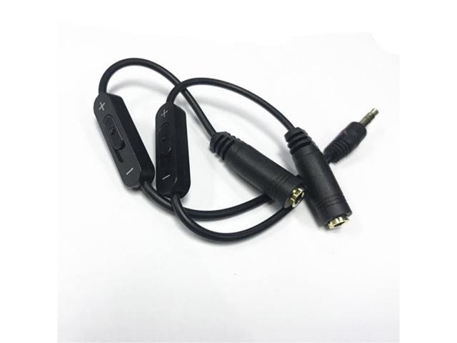 3.5mm 1-to-2 Headphone and Microphone Audio Splitter Cable: $13.91