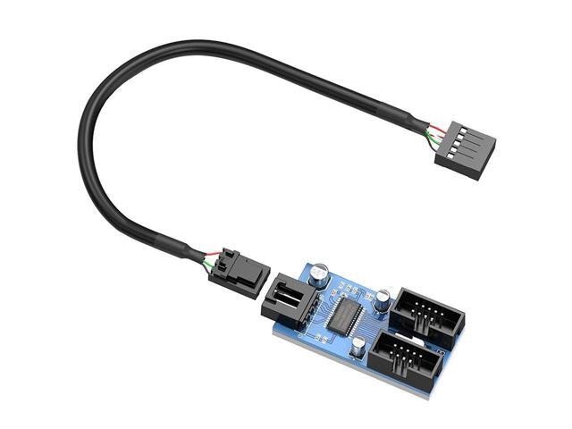 Motherboard USB 2.0 9-Pin Internal 1-to-4 Header Extension Hub: $23.89 Motherboard USB 2.0 9-Pin Internal 1-to-4 Header Extension Hub: $23.89