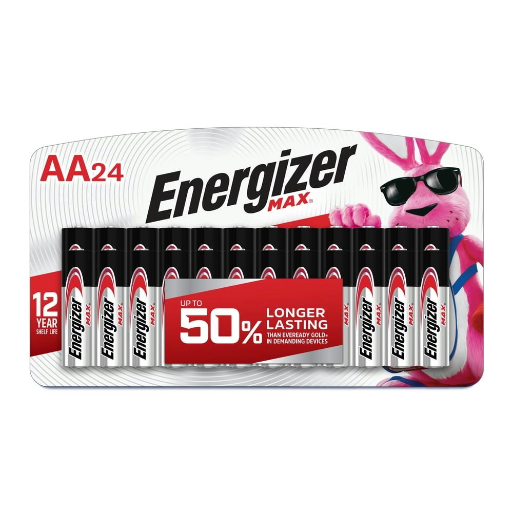 Energizer MAX AA Batteries 24-Pack: $19.97