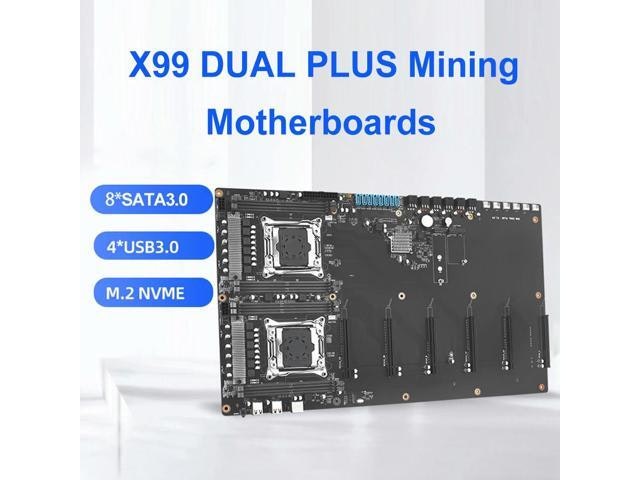 X99 Dual Plus LGA 2011-3 Mining Motherboard: $288.59 X99 Dual Plus LGA 2011-3 Mining Motherboard: $288.59