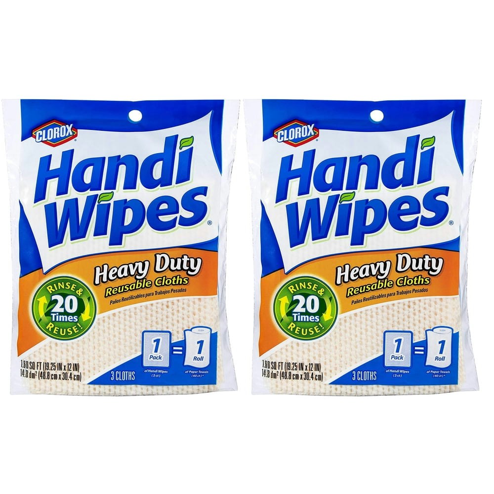 Clorox Handi Wipes Heavy Duty Reusable Cloths 6-Pack: $11.09 Clorox Handi Wipes Heavy Duty Reusable Cloths 6-Pack: $11.09