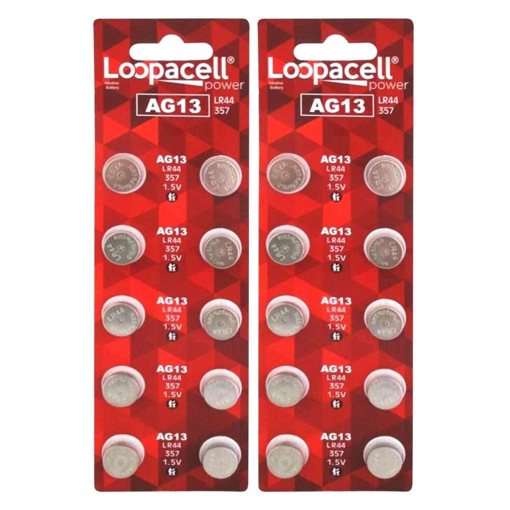 Loopacell AG13 LR44 357 20-Pack Batteries: $5.79 Loopacell AG13 LR44 357 20-Pack Batteries: $5.79