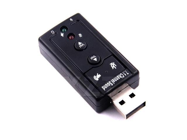 External USB 7.1 Virtual Surround Sound Adapter: $4.94