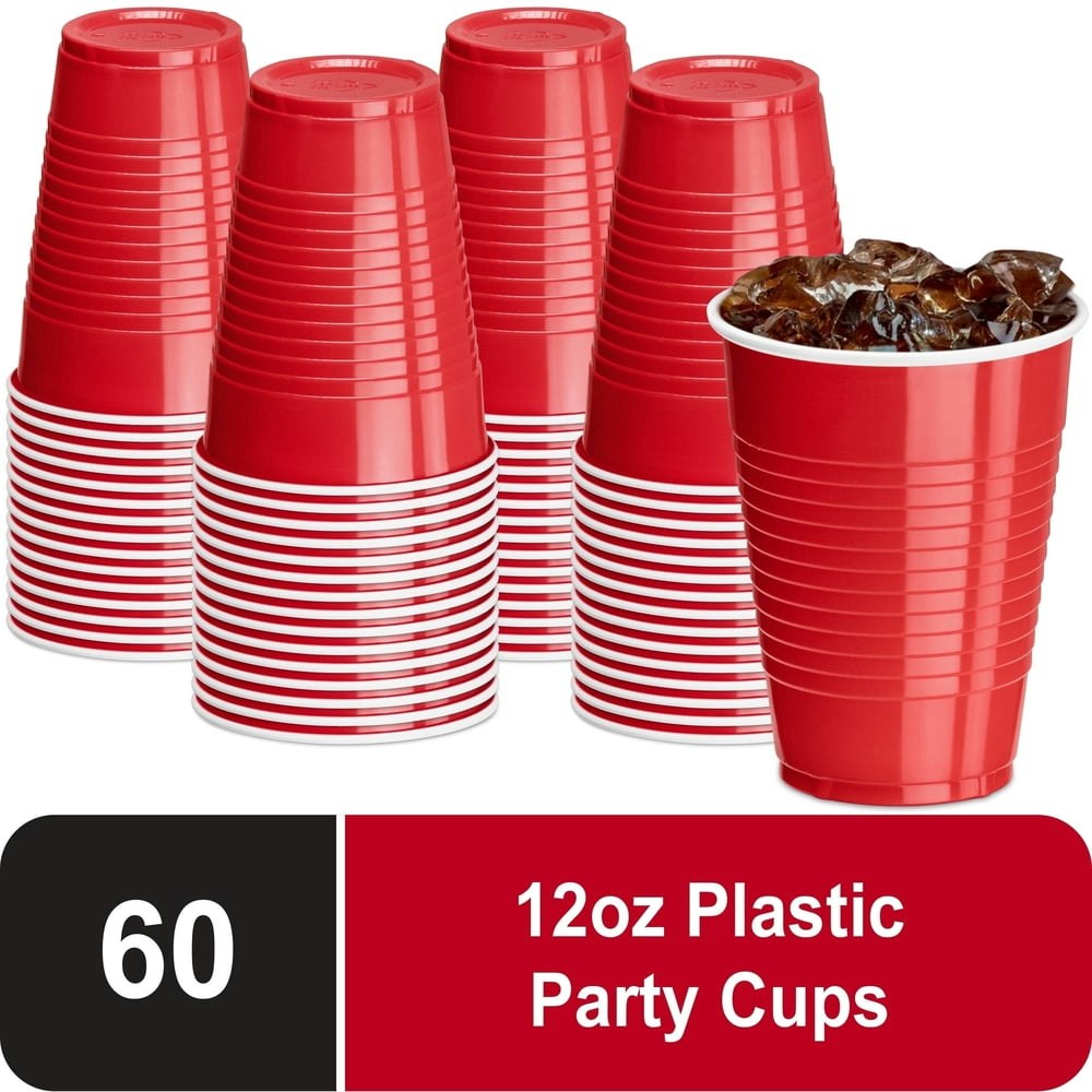 DecorRack 12oz Disposable Plastic Cups 60-Count: $13.99 DecorRack 12oz Disposable Plastic Cups 60-Count: $13.99