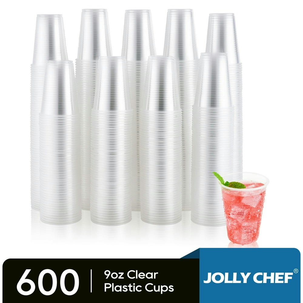 Jolly Chef 9-oz. Disposable Plastic Cups 600-Pack: $31.99 Jolly Chef 9-oz. Disposable Plastic Cups 600-Pack: $31.99