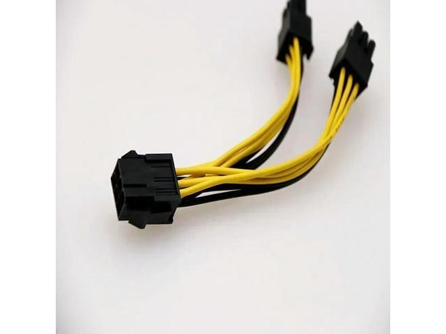Dual 8-Pin to 8-Pin PCIe GPU Power Adapter Cable 100mm: $15.62 Dual 8-Pin to 8-Pin PCIe GPU Power Adapter Cable 100mm: $15.62