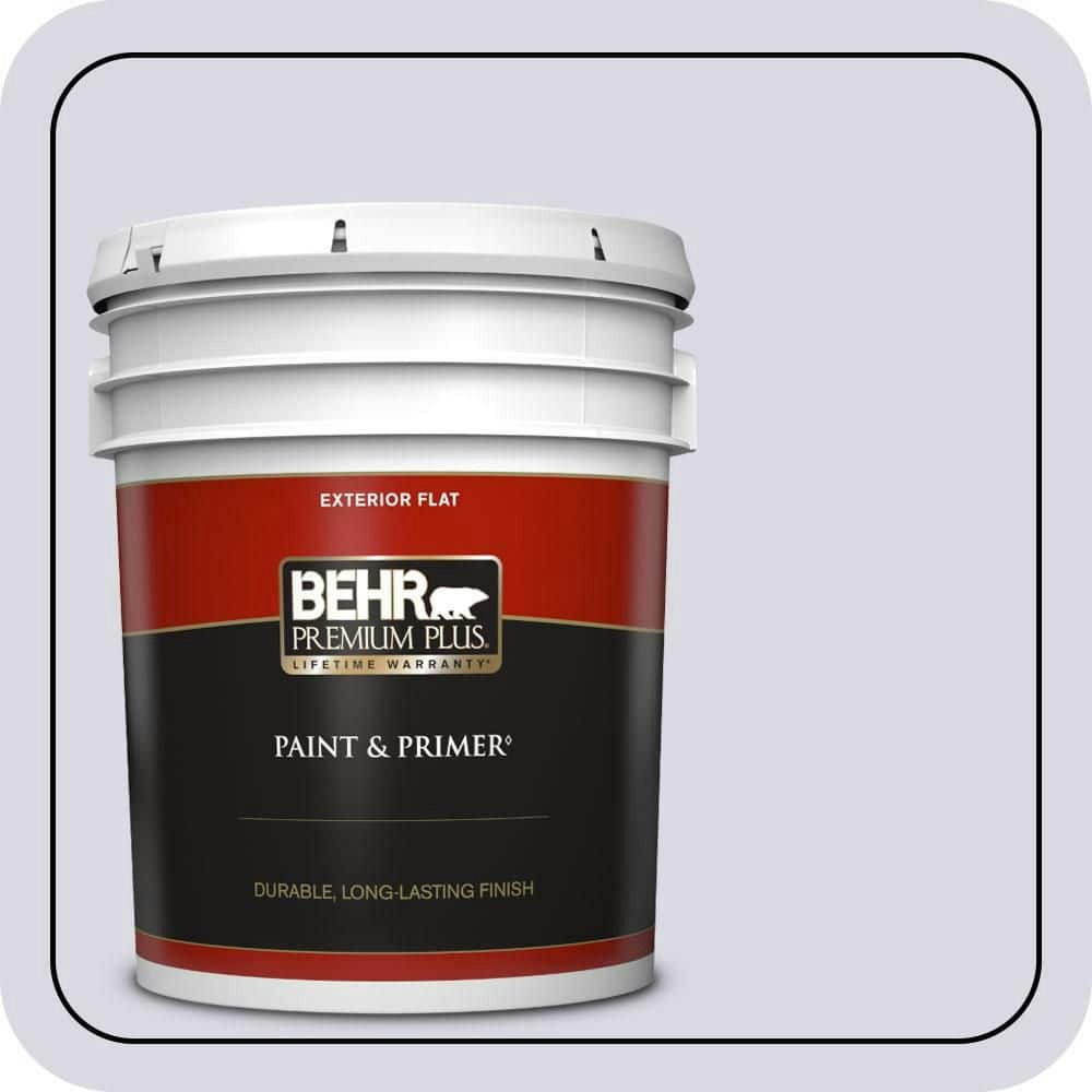 Behr Misty Lavender 5-Gallon Flat Exterior Paint and Primer: $215 Behr Misty Lavender 5-Gallon Flat Exterior Paint and Primer: $215