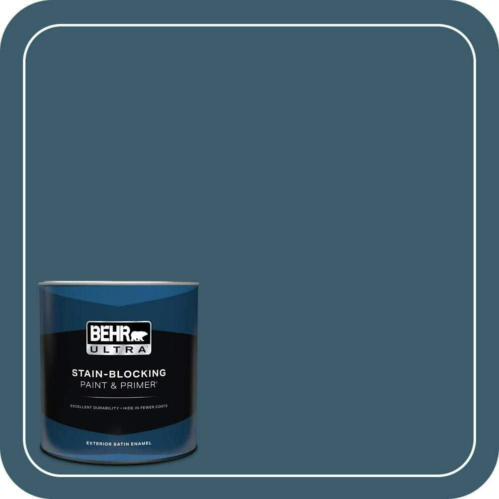 Behr Satin Enamel Exterior Paint & Primer 1-Quart: $29.98 Behr Satin Enamel Exterior Paint & Primer 1-Quart: $29.98
