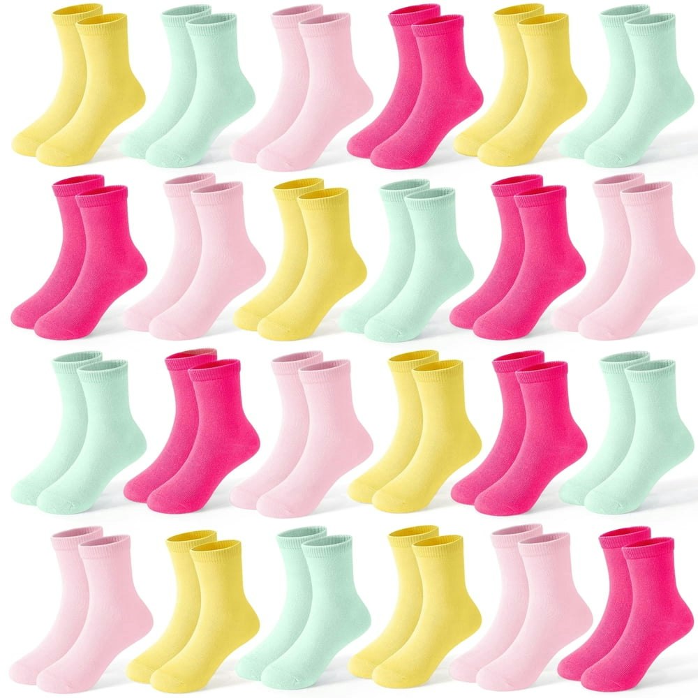 Sptramle Girls Crew Socks 24-Pack: $8.99 Sptramle Girls Crew Socks 24-Pack: $8.99